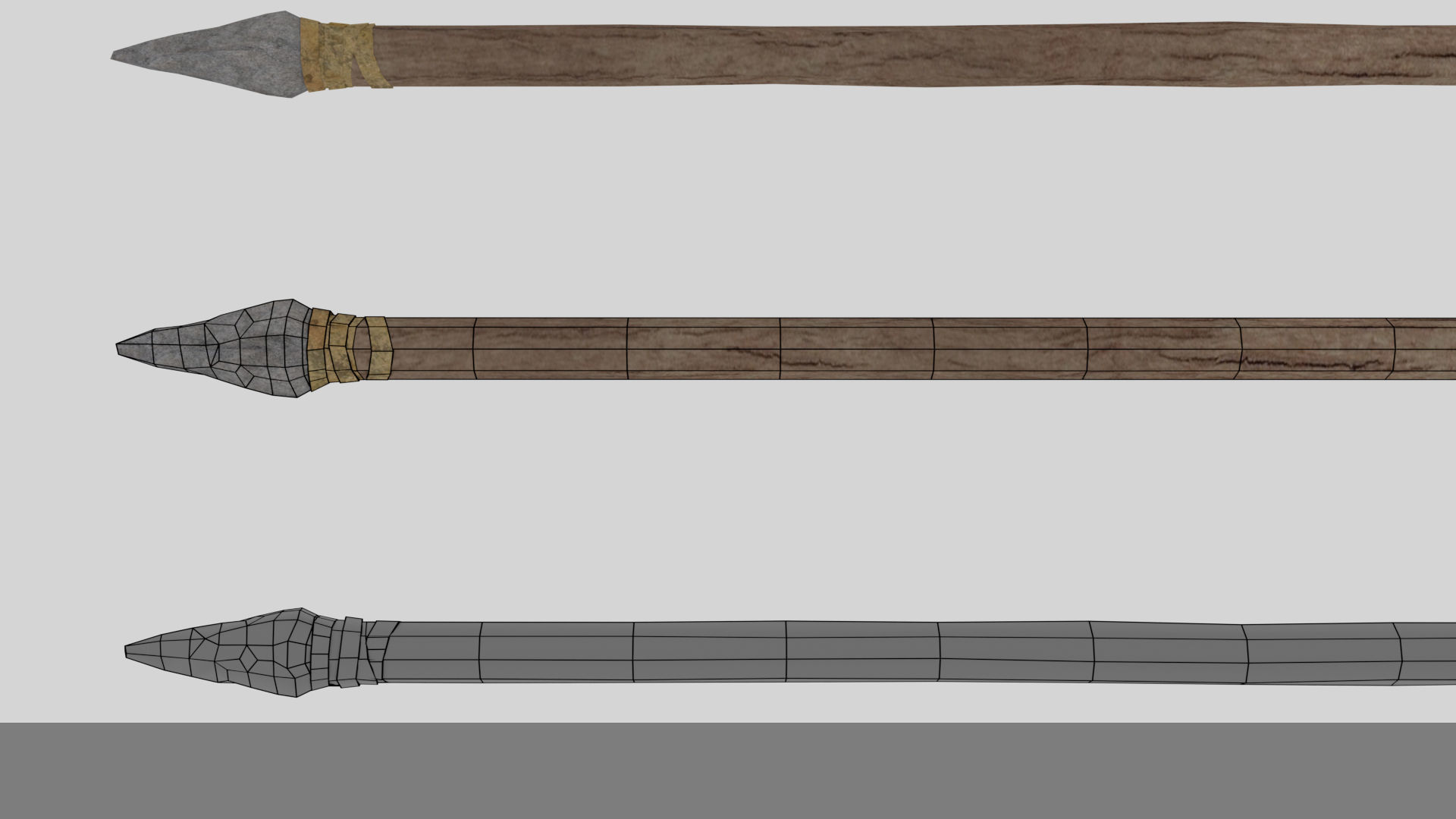 weapon bow   3D model_5