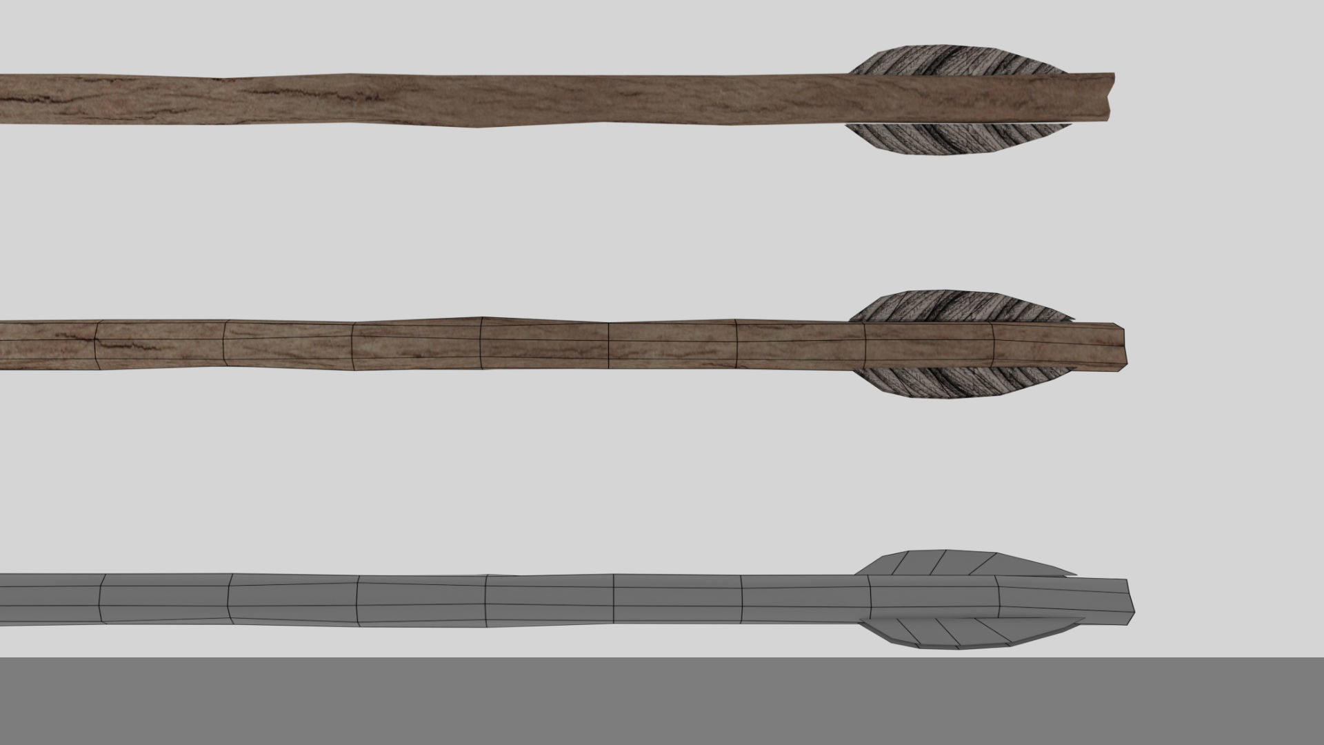 weapon bow   3D model_6