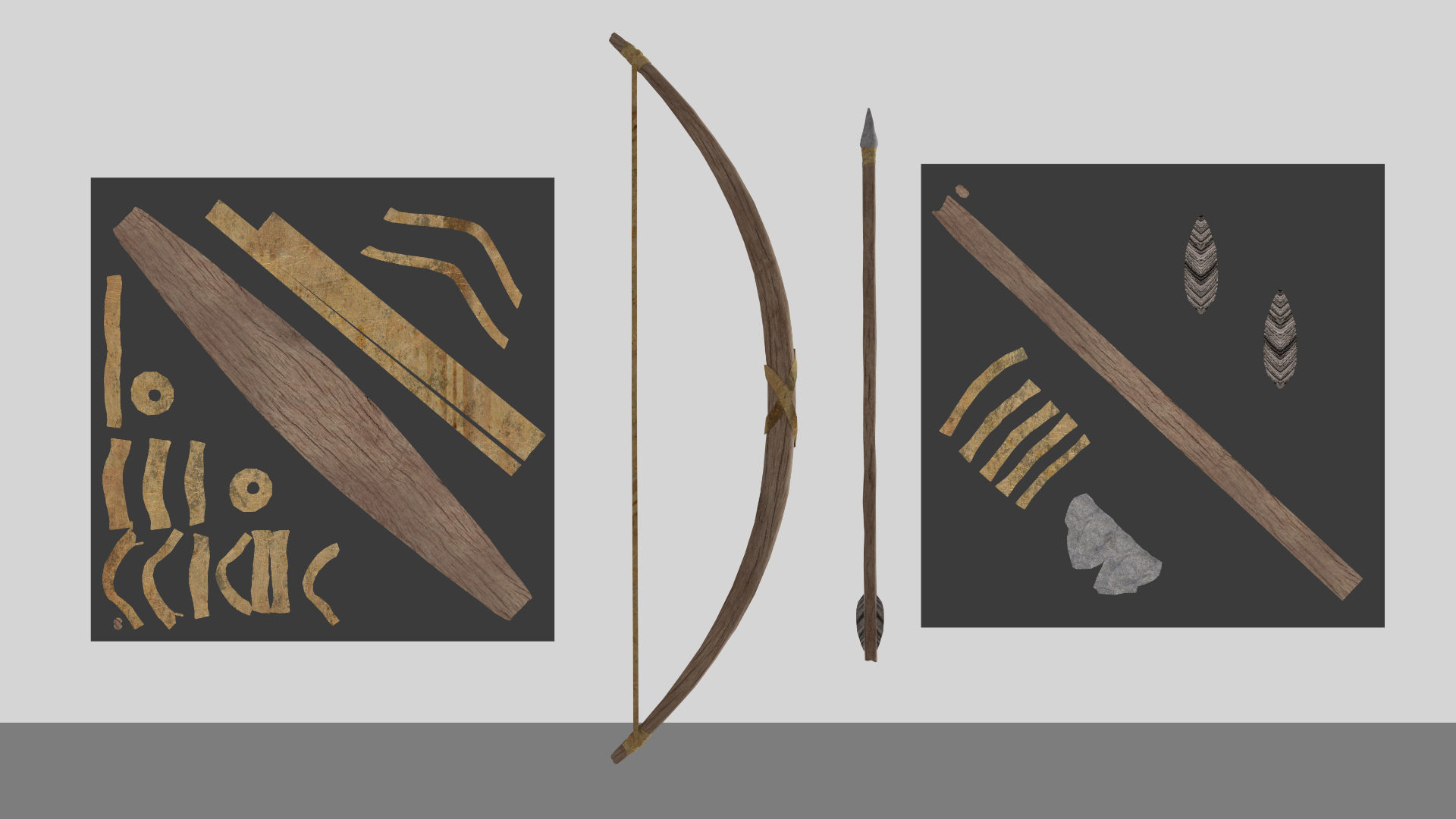weapon bow   3D model_7