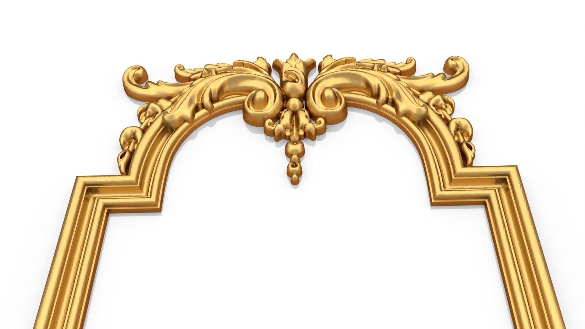 Classic decor ornament 83 3D model_3