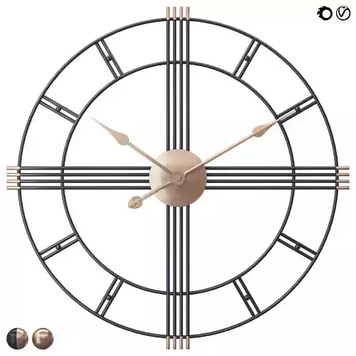 Large Clock-Nordic Knights