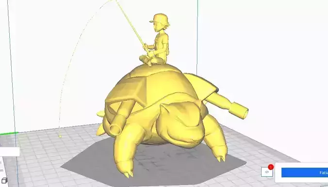 Red fishing with Blastoise