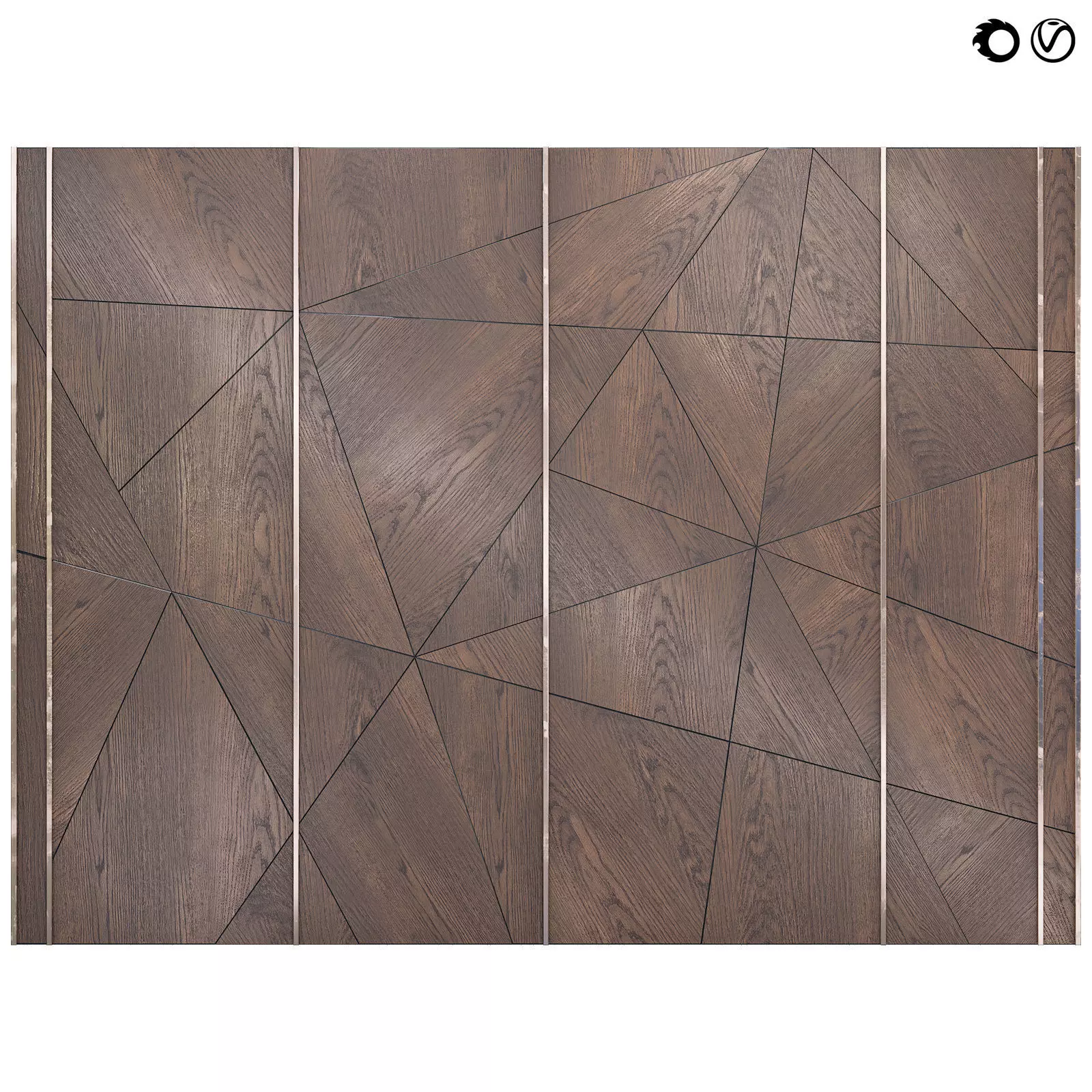 Decor wood Panel 51 3D model_0