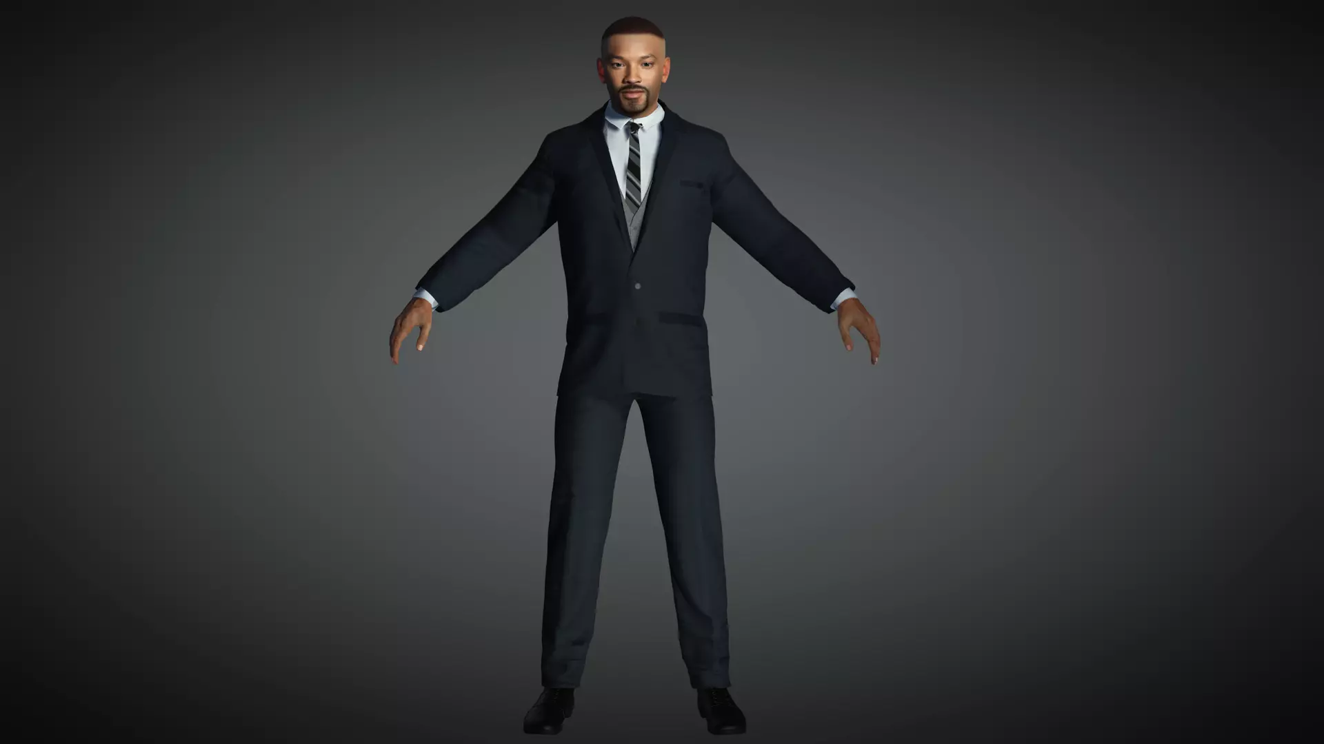 AAA Realistic Male Character 13 Low-poly 3D model_0