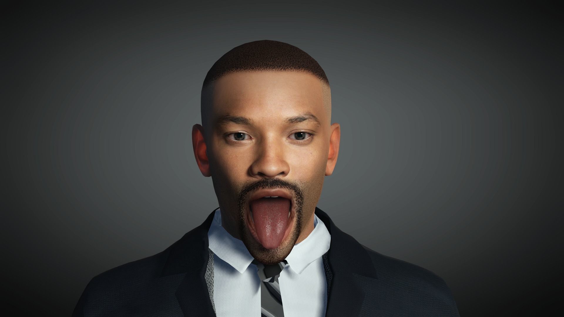 AAA Realistic Male Character 13 Low-poly 3D model_29