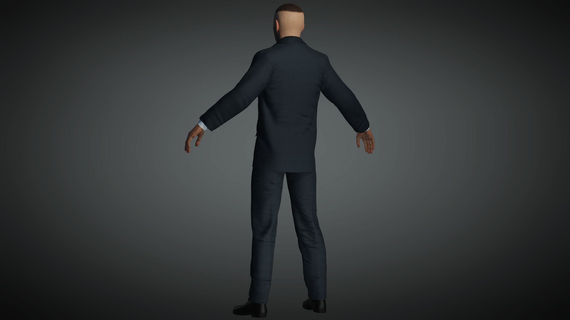 AAA Realistic Male Character 13 Low-poly 3D model_18