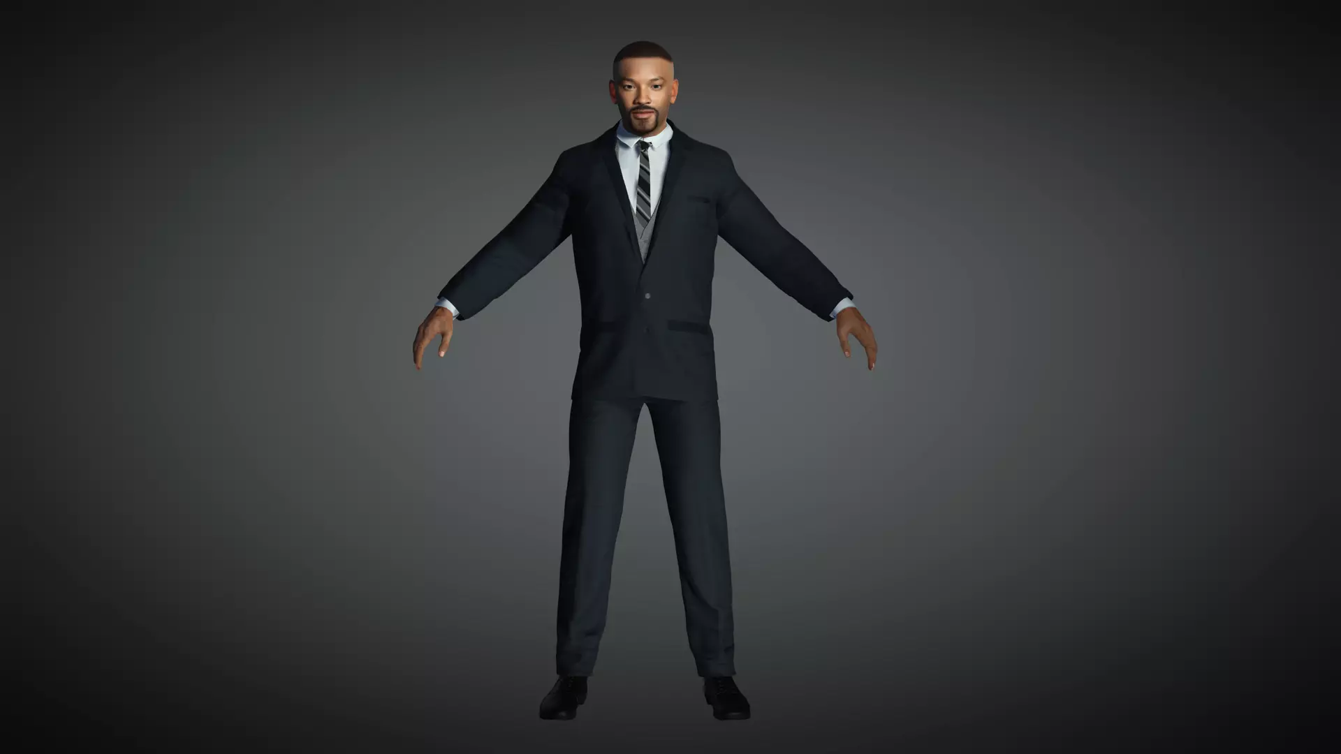 AAA Realistic Male Character 13 Low-poly 3D model_1