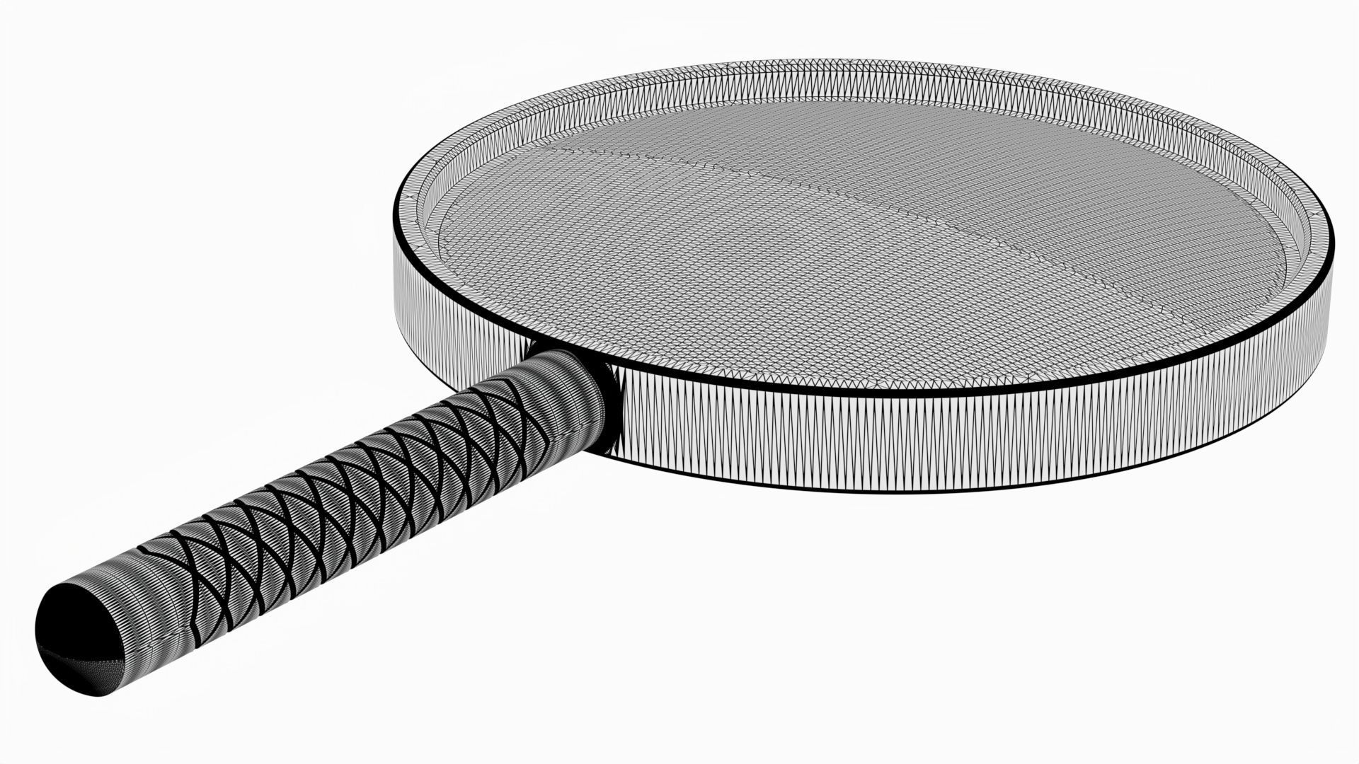 Magnifier magnifying glass 3D model_1
