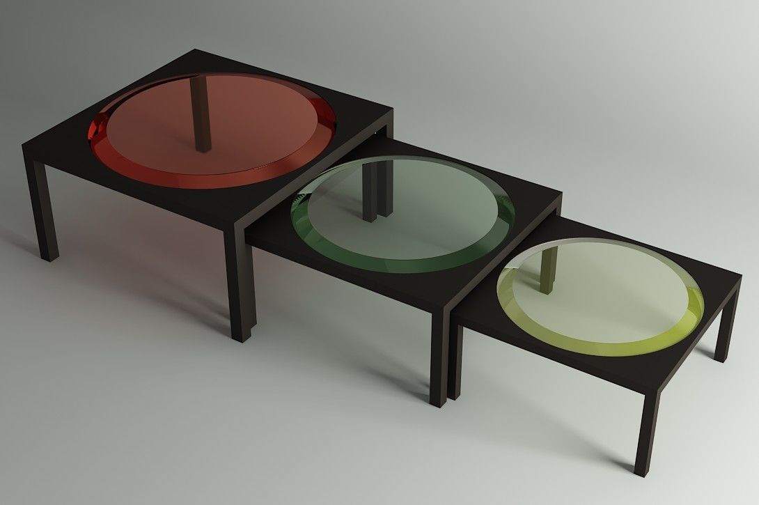 Coffee Table 1021 3D model_1