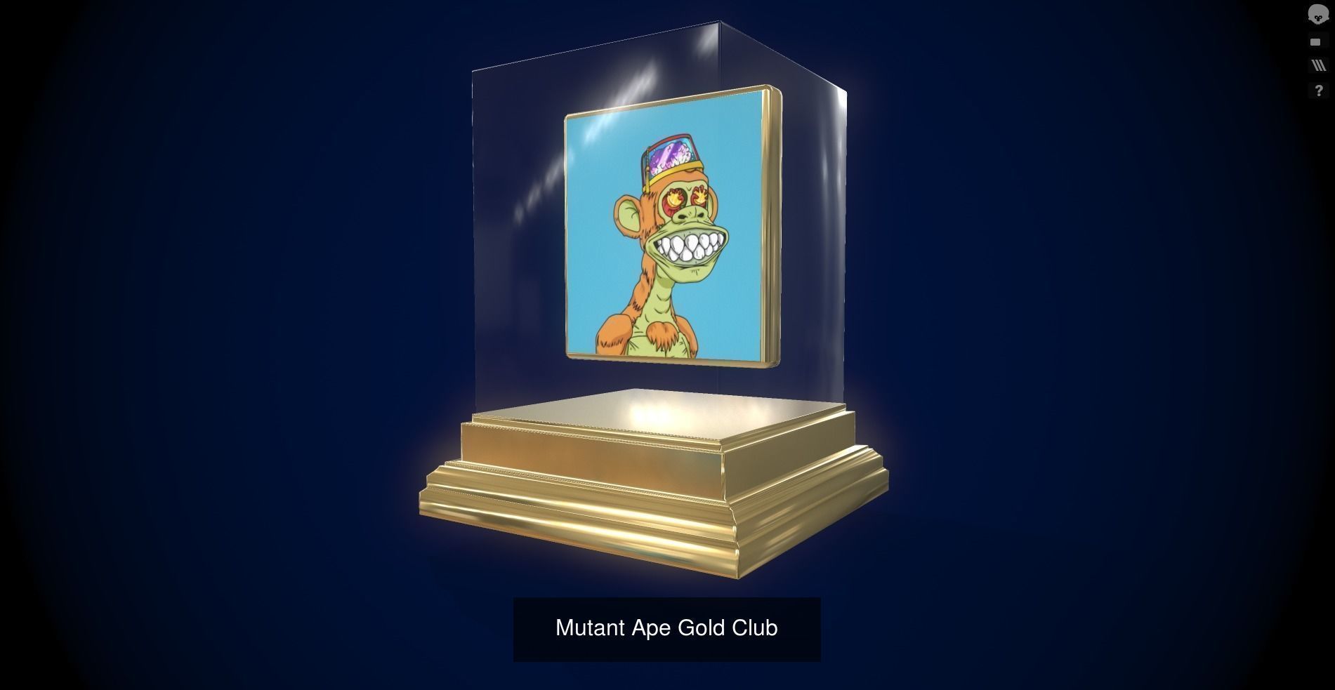 5 Five Mutants Ape Gold Club 3D Model Collection_11
