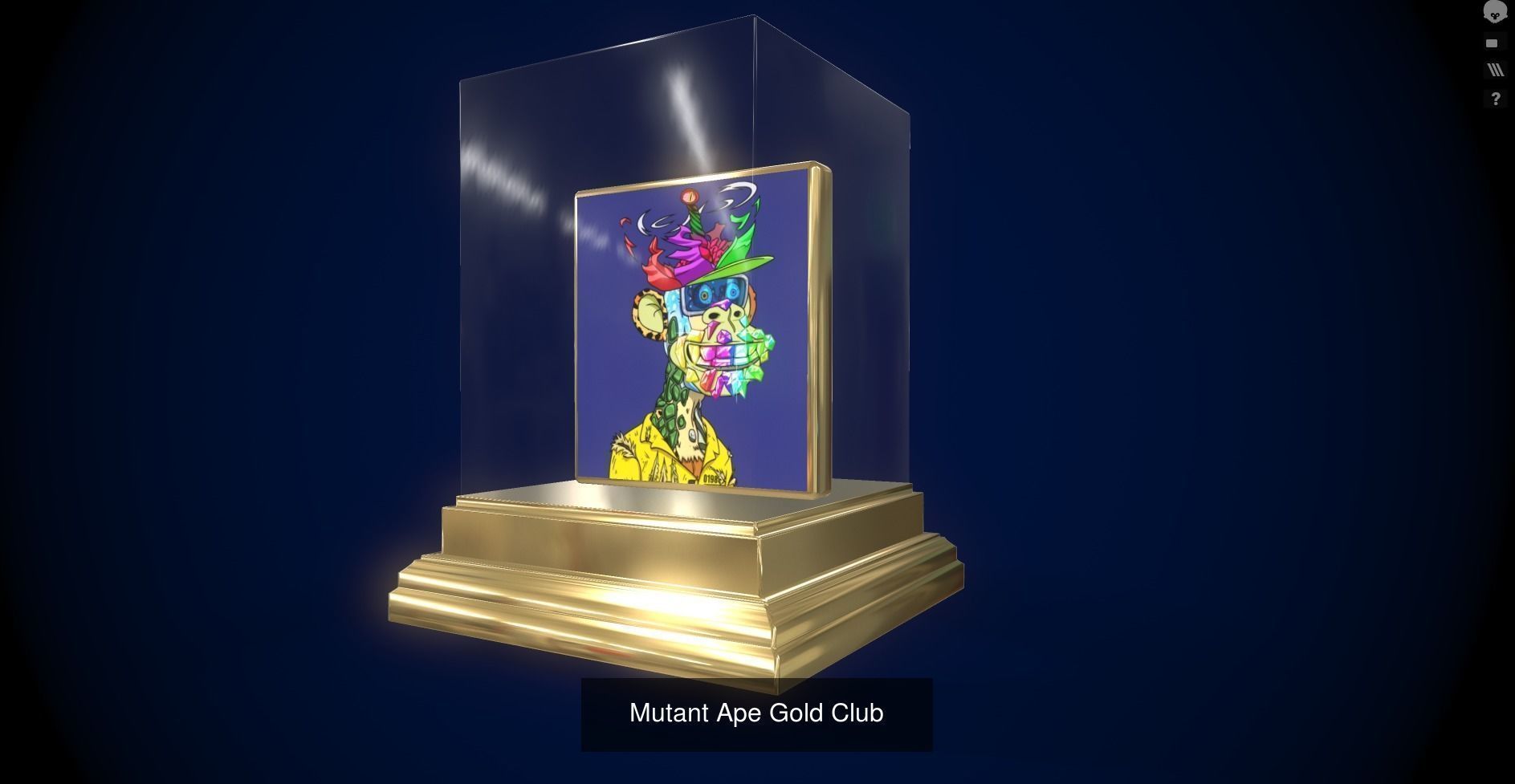 5 Five Mutants Ape Gold Club 3D Model Collection_12