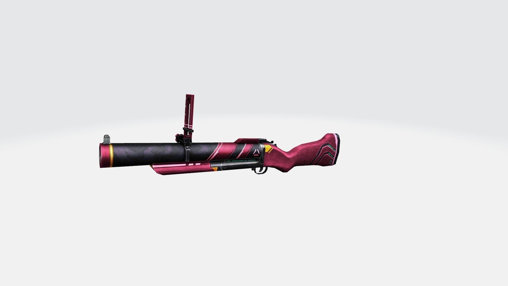 M79 Rifle Game Weapon 12x 3D model_15