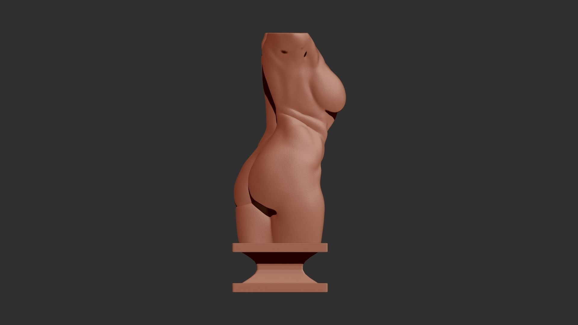 female torso 3d print 3D print model_1