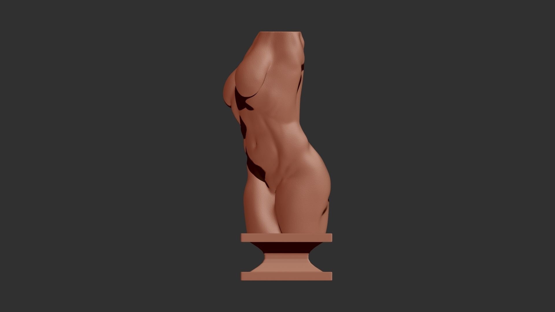 female torso 3d print 3D print model_3