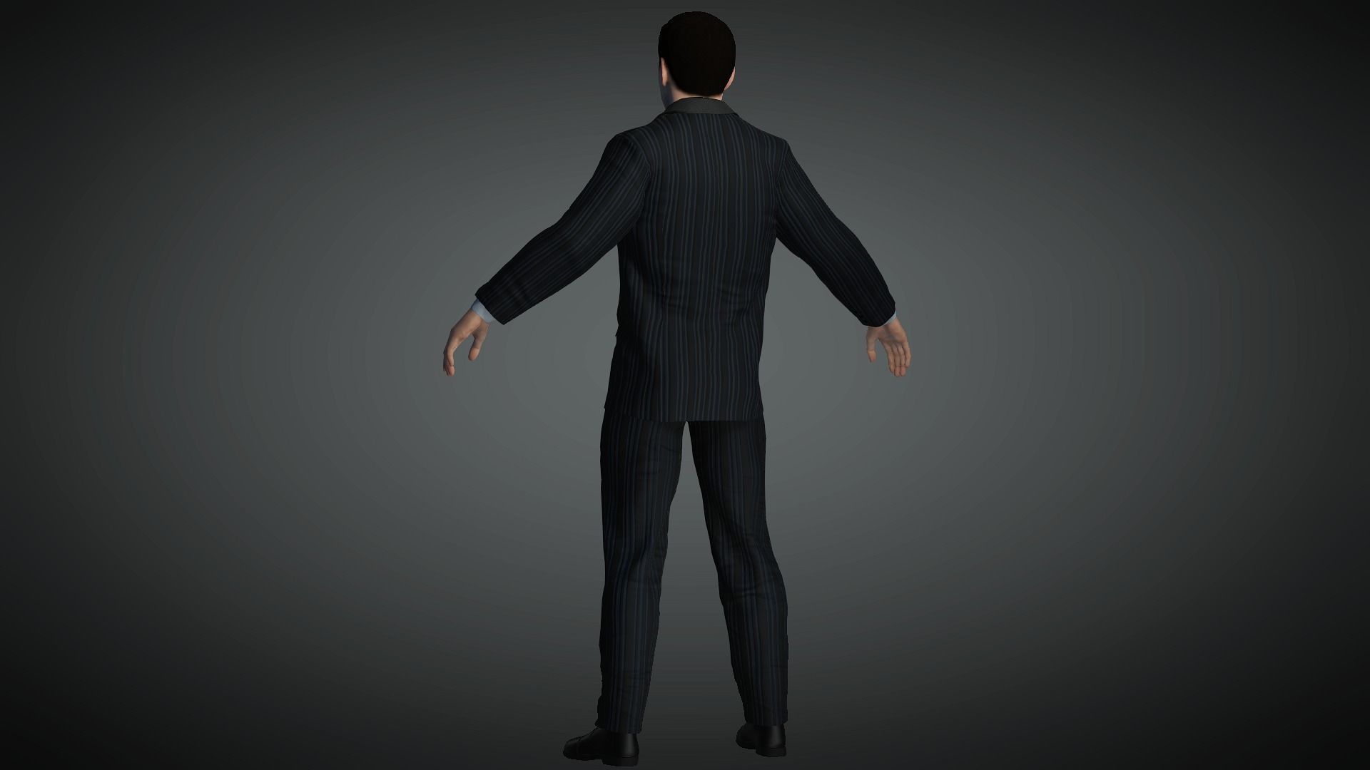 AAA Realistic Male Character 14 Low-poly 3D model_11