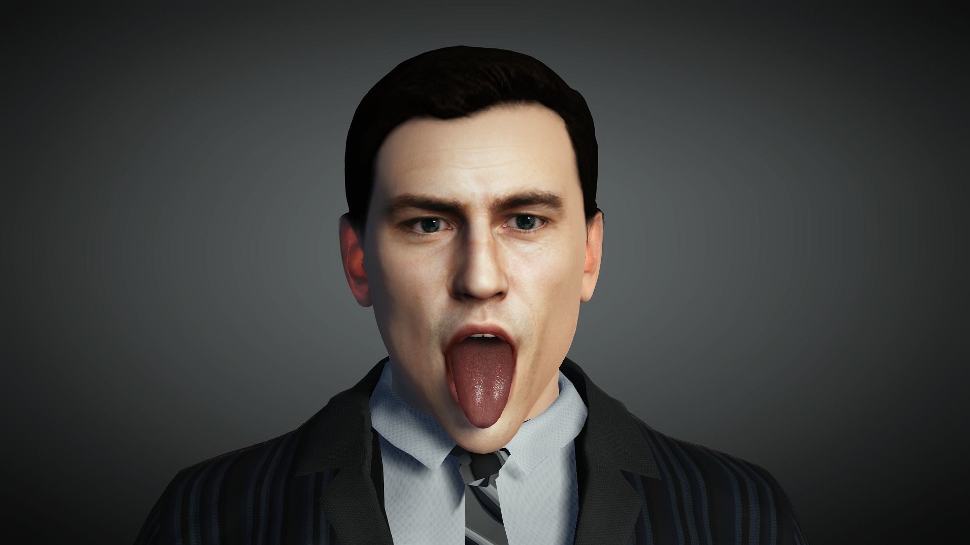 AAA Realistic Male Character 14 Low-poly 3D model_21