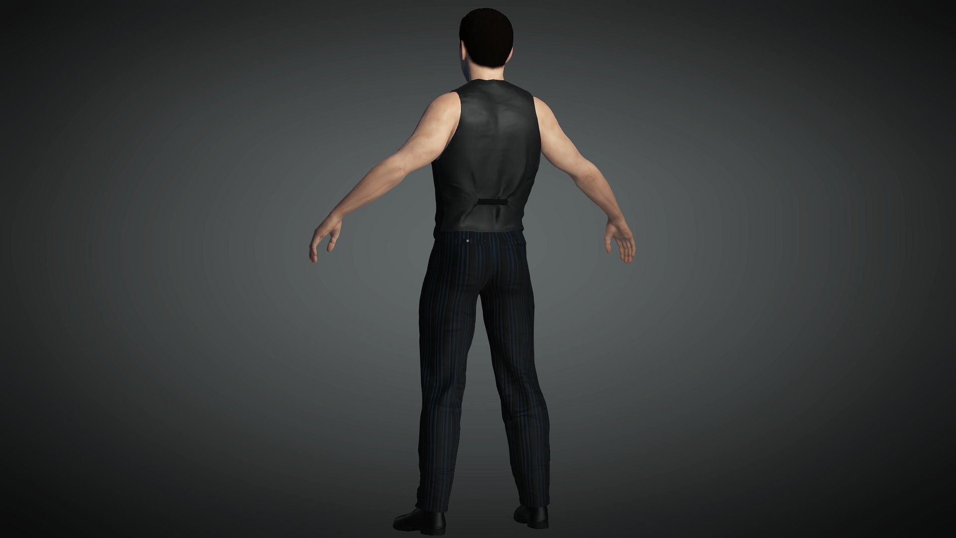 AAA Realistic Male Character 14 Low-poly 3D model_14