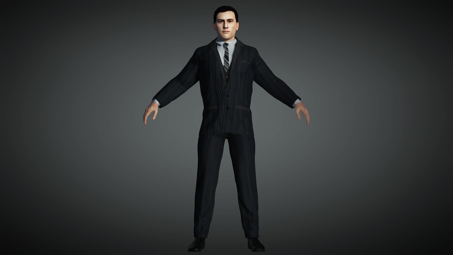 AAA Realistic Male Character 14 Low-poly 3D model_1