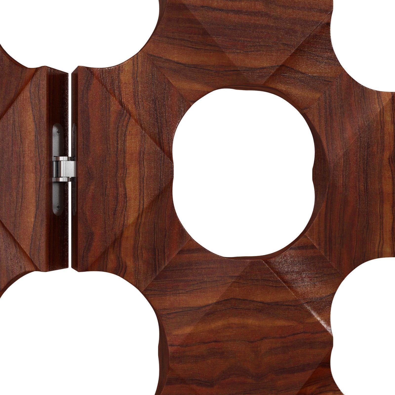 Leonidas walnut room divider Agrippa collection  3D model_4
