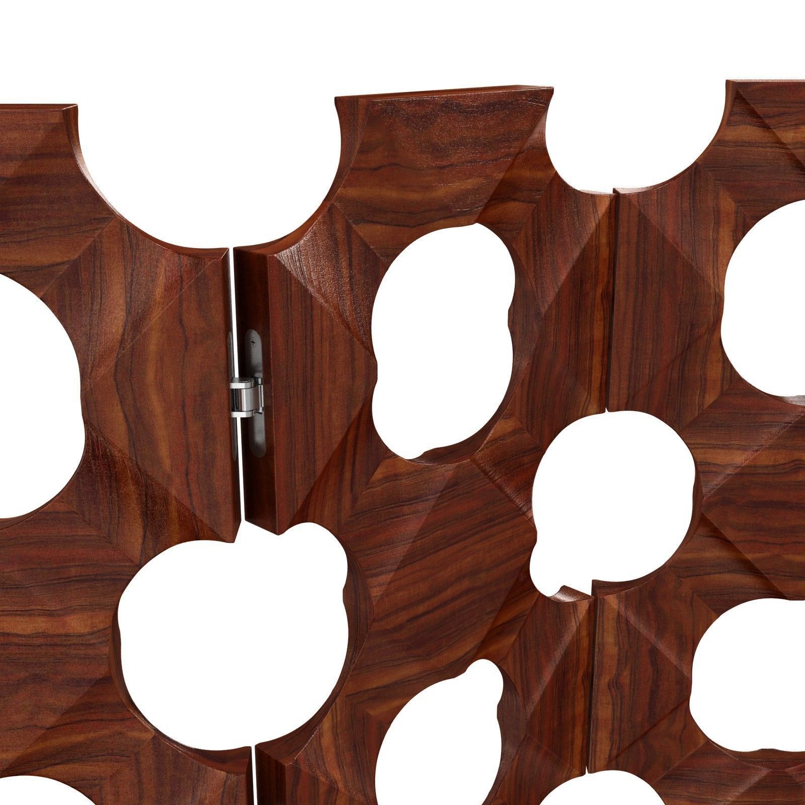 Leonidas walnut room divider Agrippa collection  3D model_2
