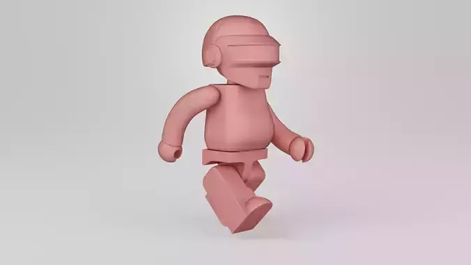 Bearbrick Daft Punk 2 3D print model