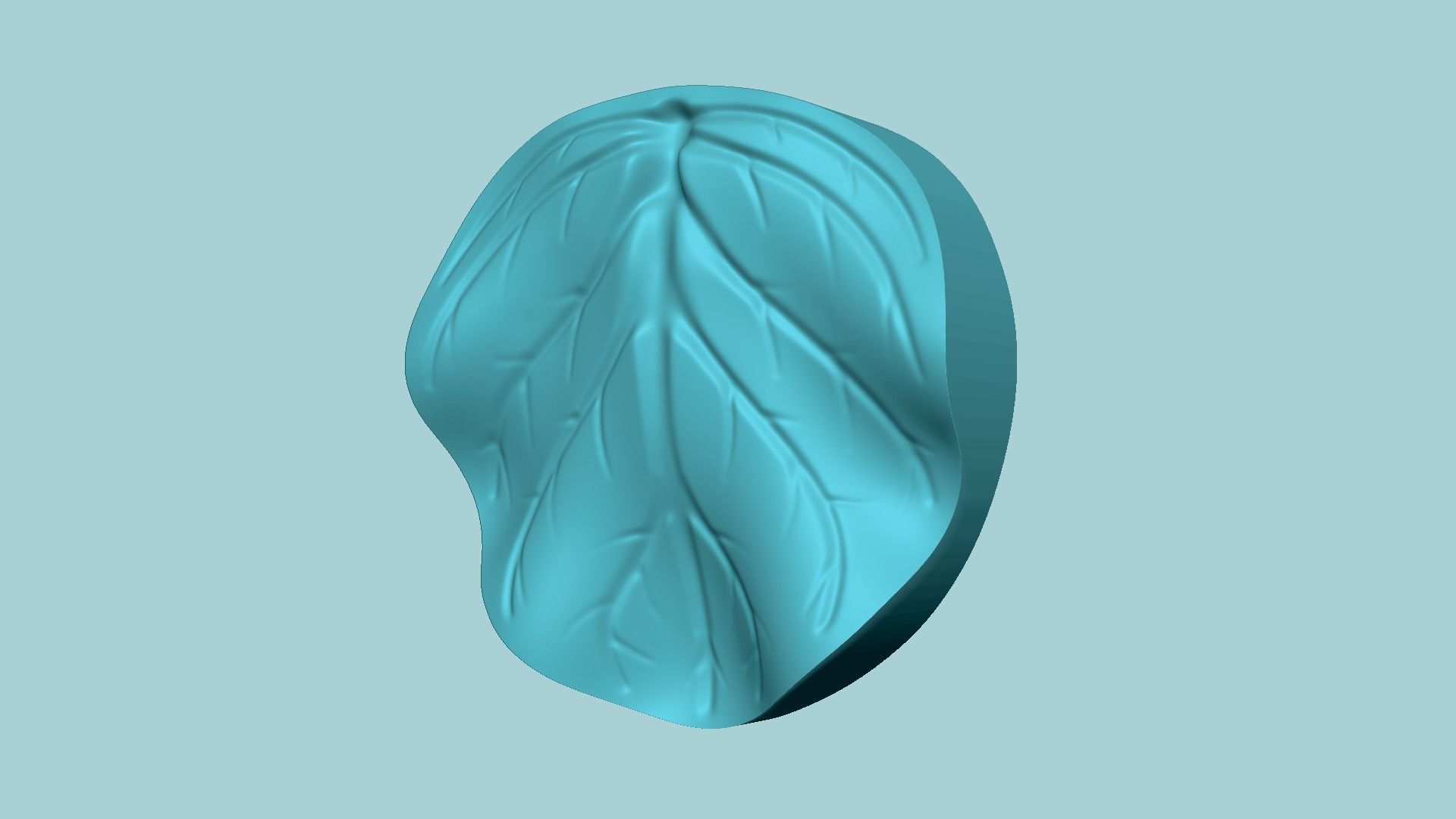 Violet Flower Leaf - Molding Arrangement EVA Foam Craft 3D print model_3