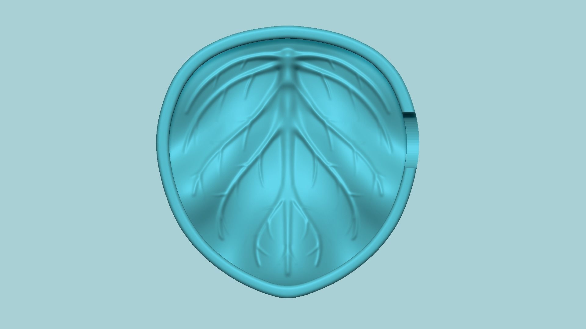 Violet Flower Leaf - Molding Arrangement EVA Foam Craft 3D print model_6