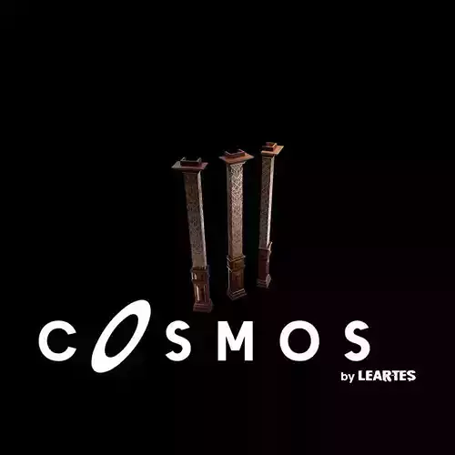 Steampunk Module Wall Pillar Interior