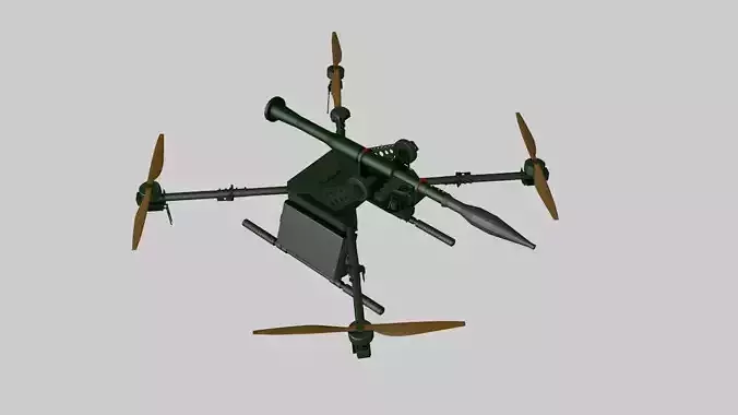 TABLE military drone with two propellers