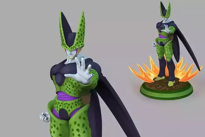 Cell - Dragon Ball 3D model - ready to print 
