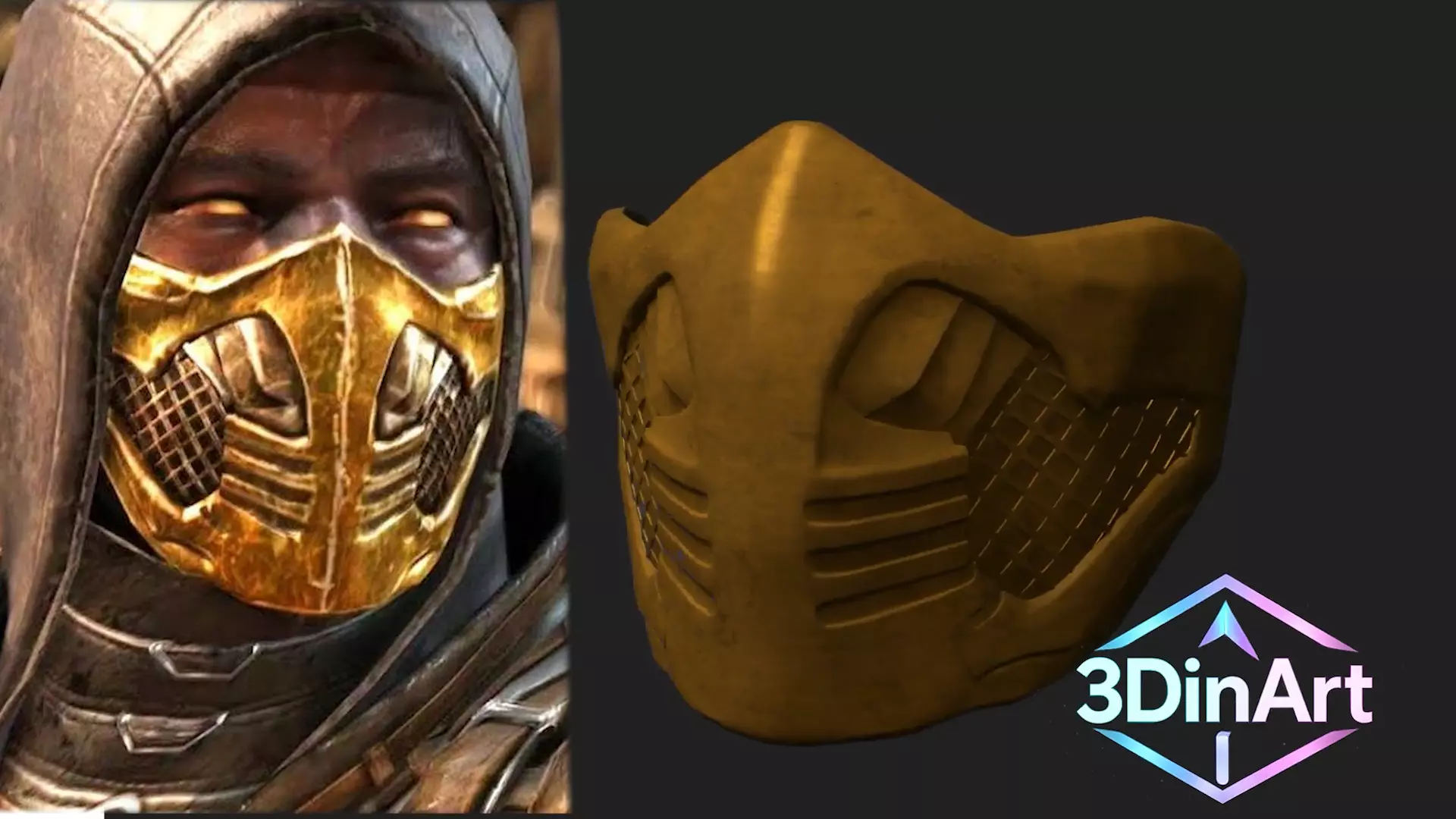 Scorpion MK 11 Mask 3D print model