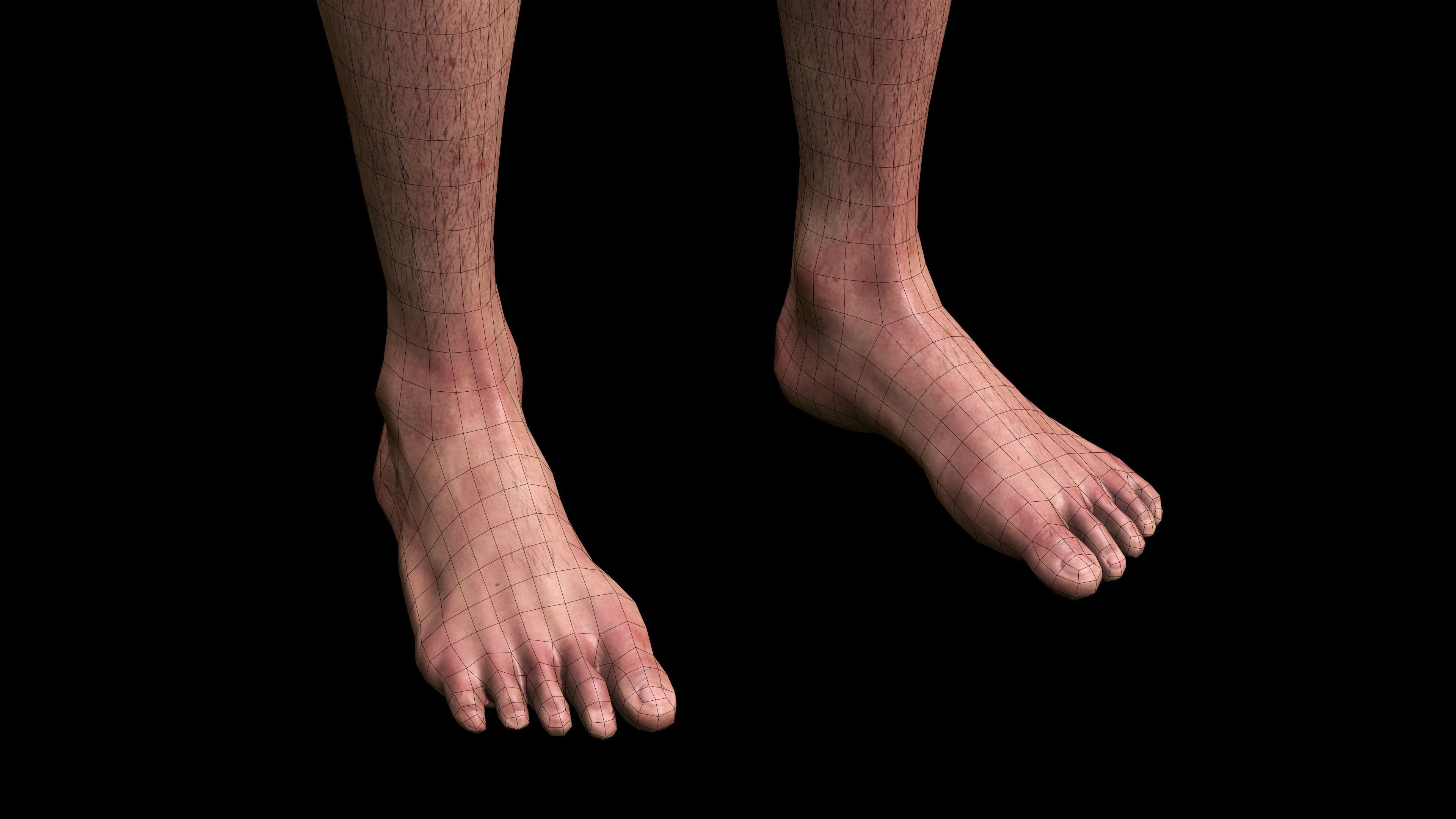 REALISTIC HIGHLY DETAILED MAN Low-poly 3D model_22