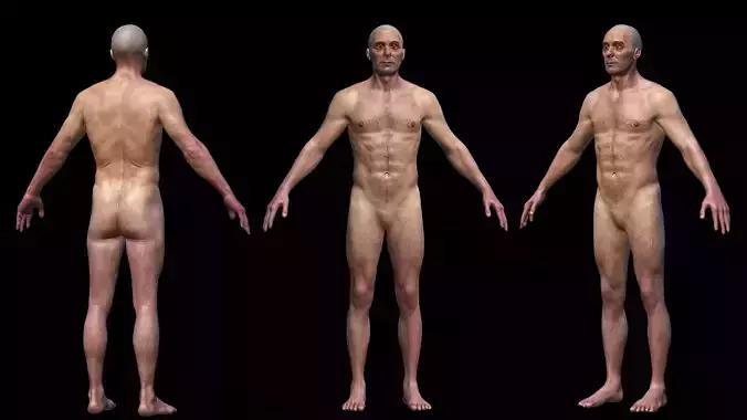 REALISTIC HIGHLY DETAILED MAN 