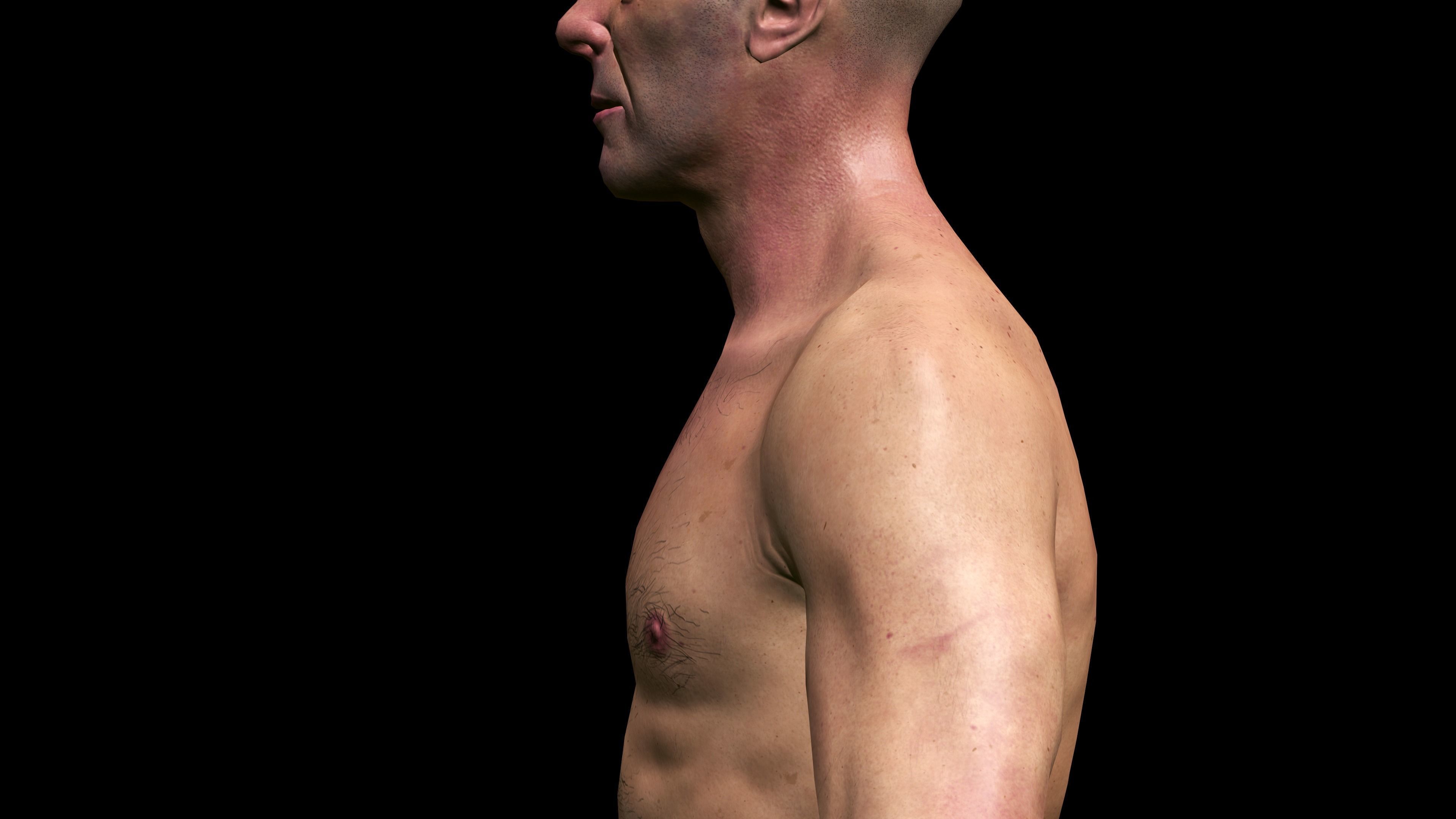 REALISTIC HIGHLY DETAILED MAN Low-poly 3D model_7