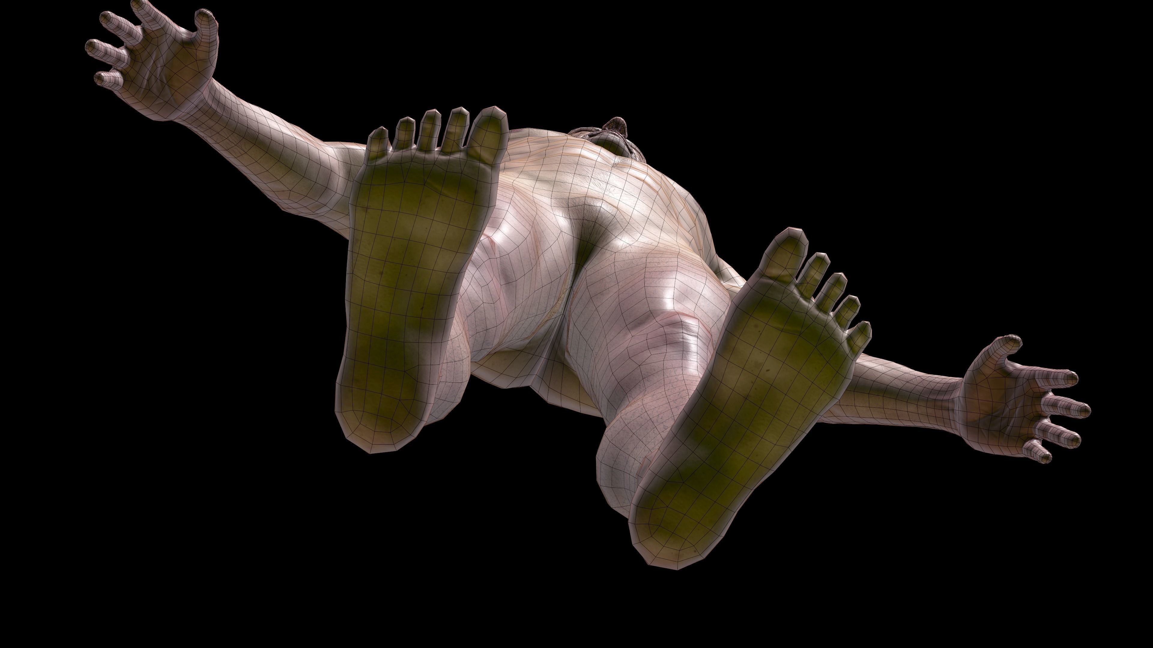 REALISTIC HIGHLY DETAILED MAN Low-poly 3D model_23