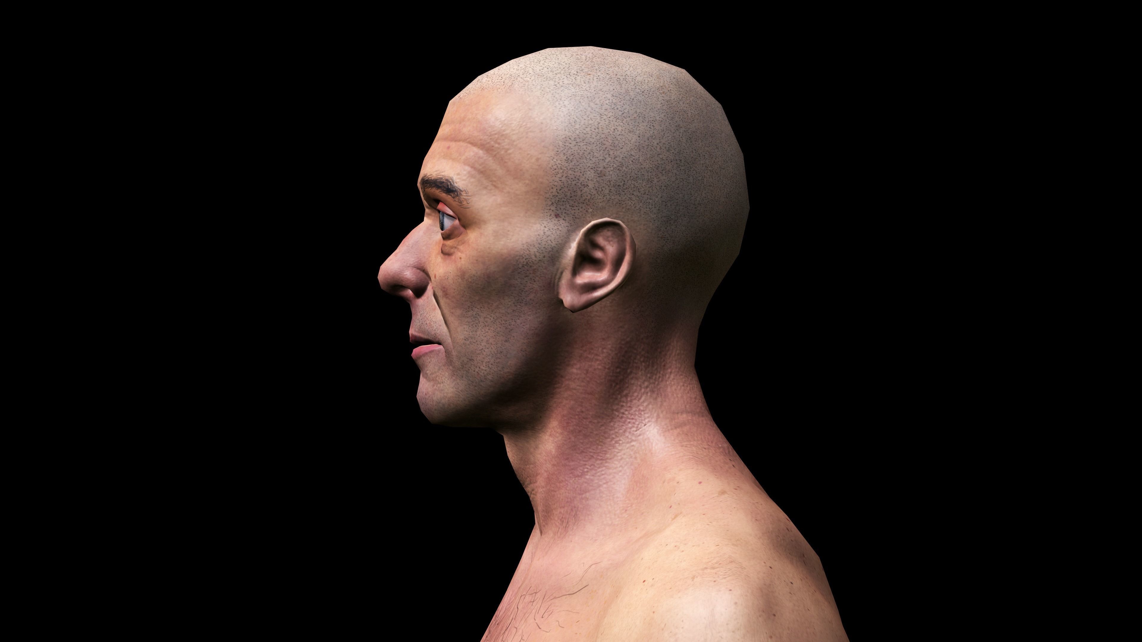 REALISTIC HIGHLY DETAILED MAN Low-poly 3D model_6