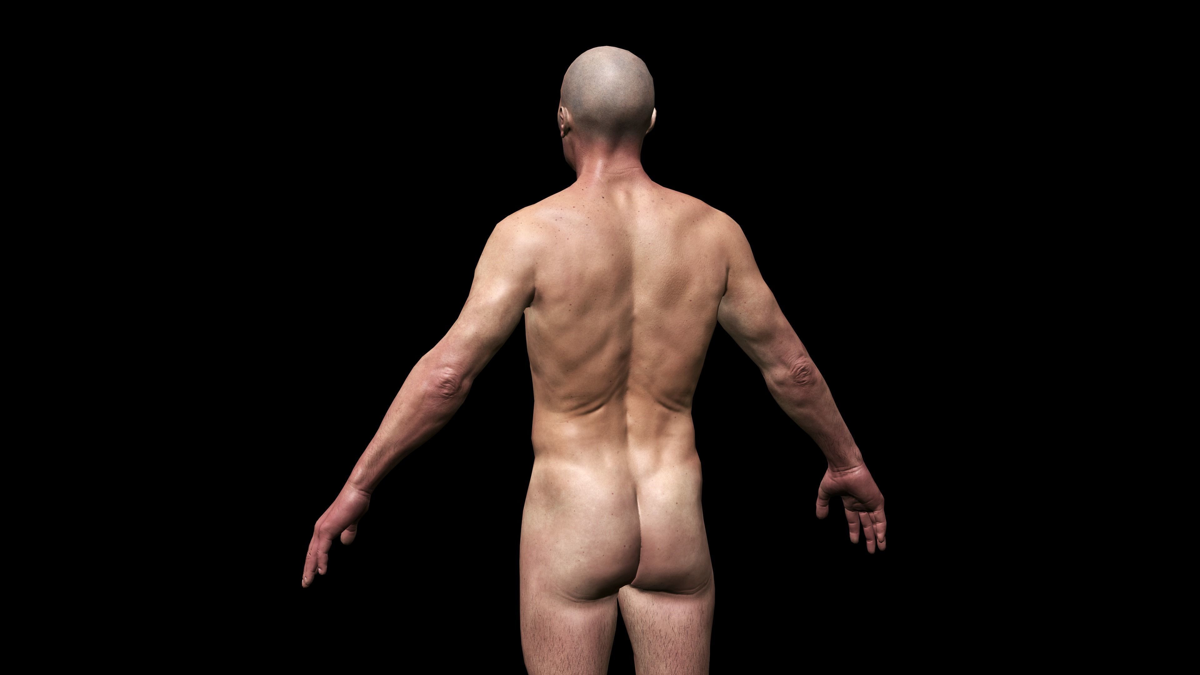 REALISTIC HIGHLY DETAILED MAN Low-poly 3D model_18