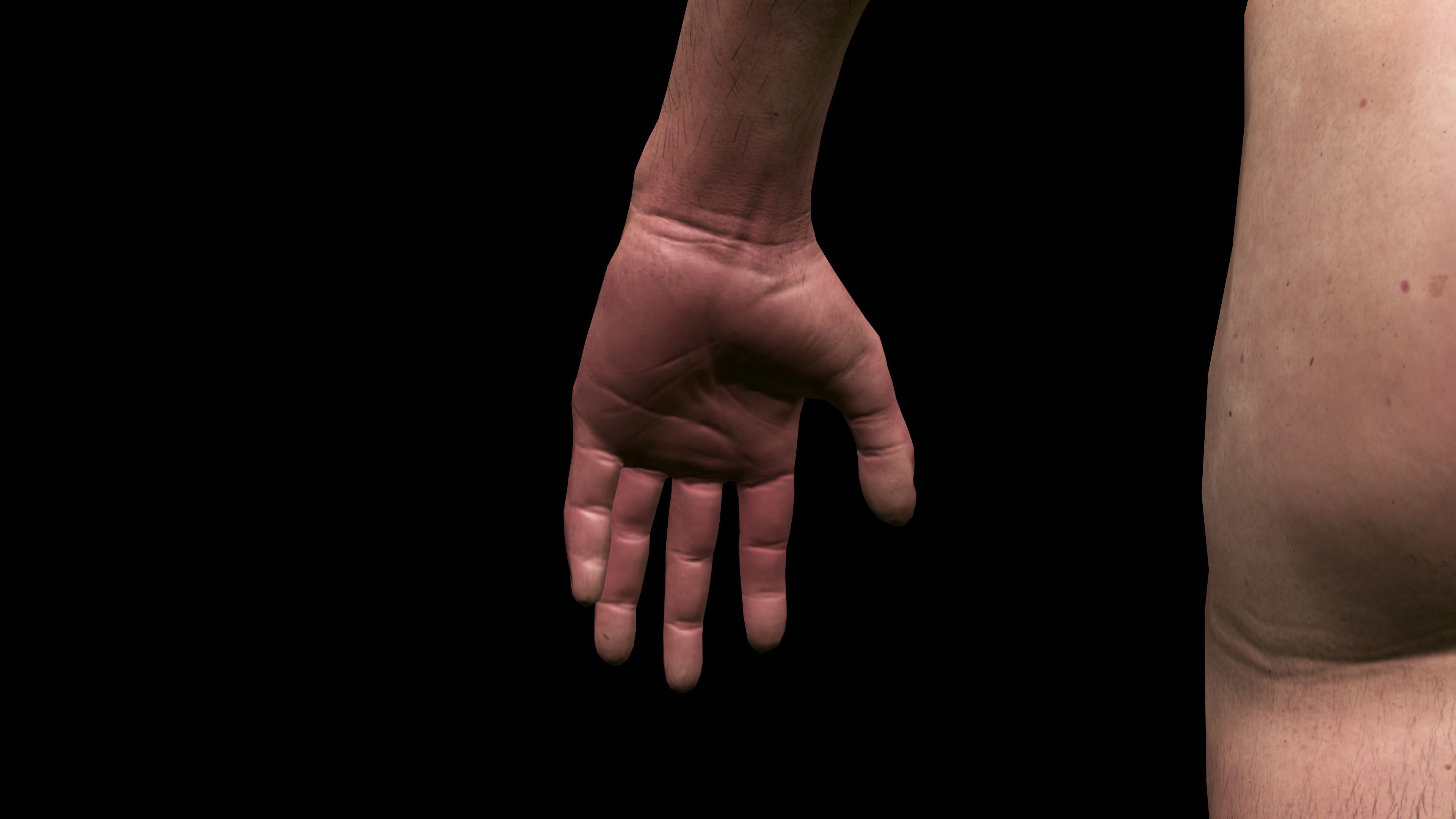 REALISTIC HIGHLY DETAILED MAN Low-poly 3D model_15