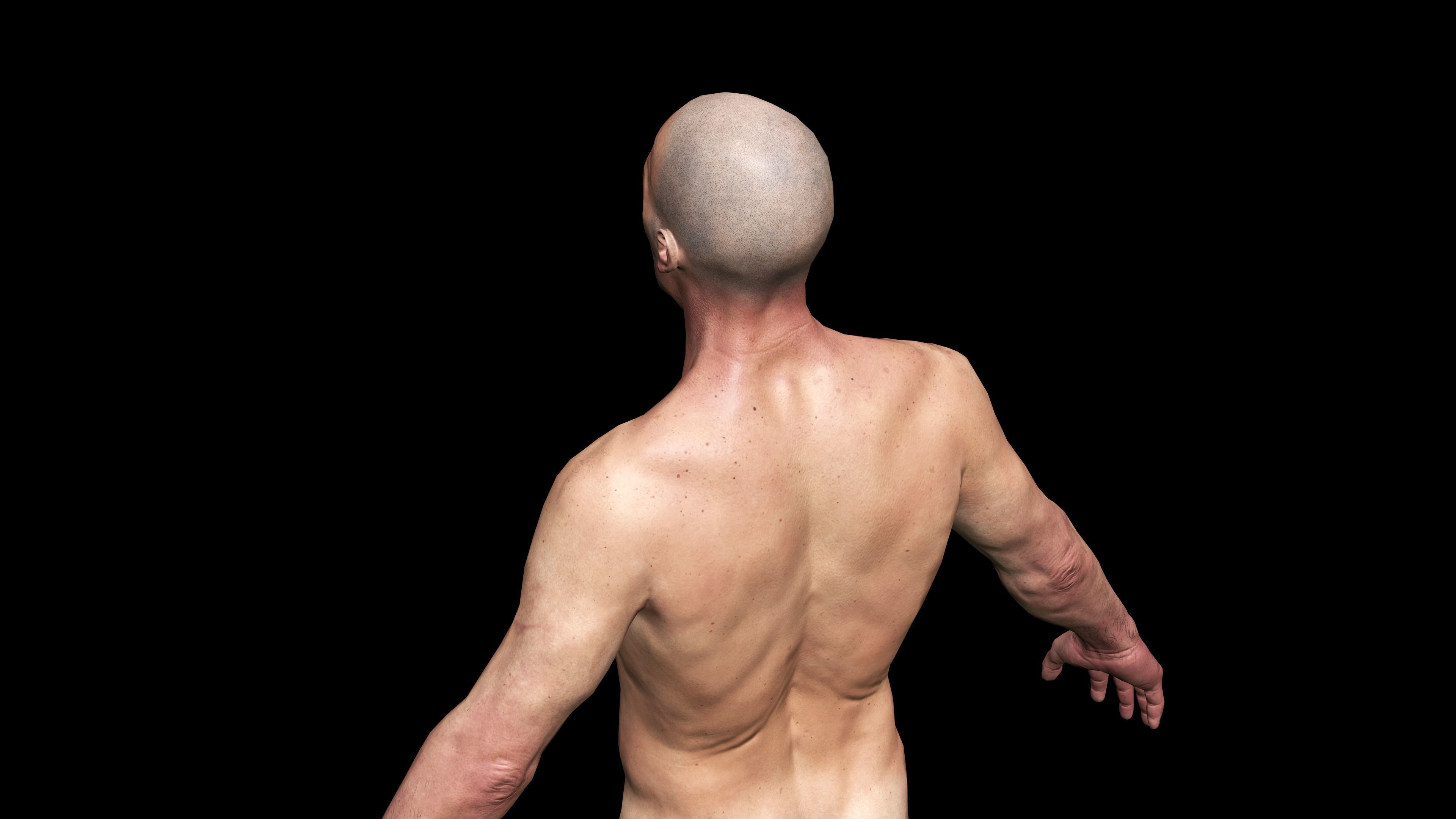 REALISTIC HIGHLY DETAILED MAN Low-poly 3D model_17