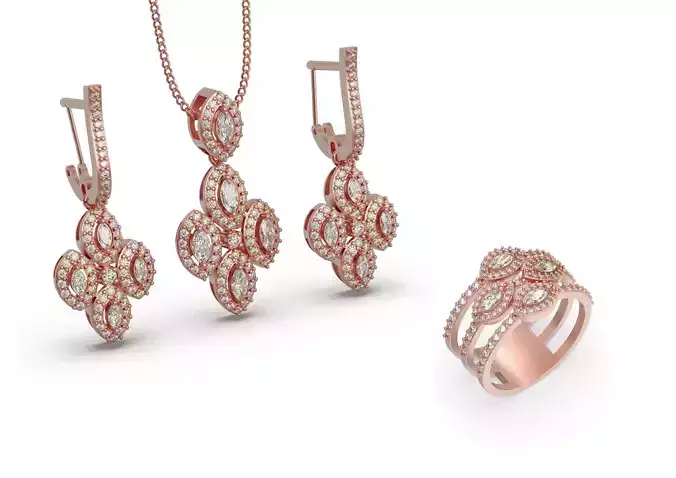 Collection of Marquise Set 