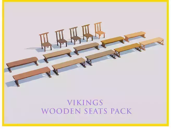Low Poly Vikings Seats