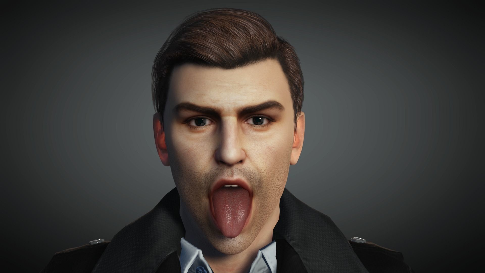 AAA Realistic Male Character 17 Low-poly 3D model_18