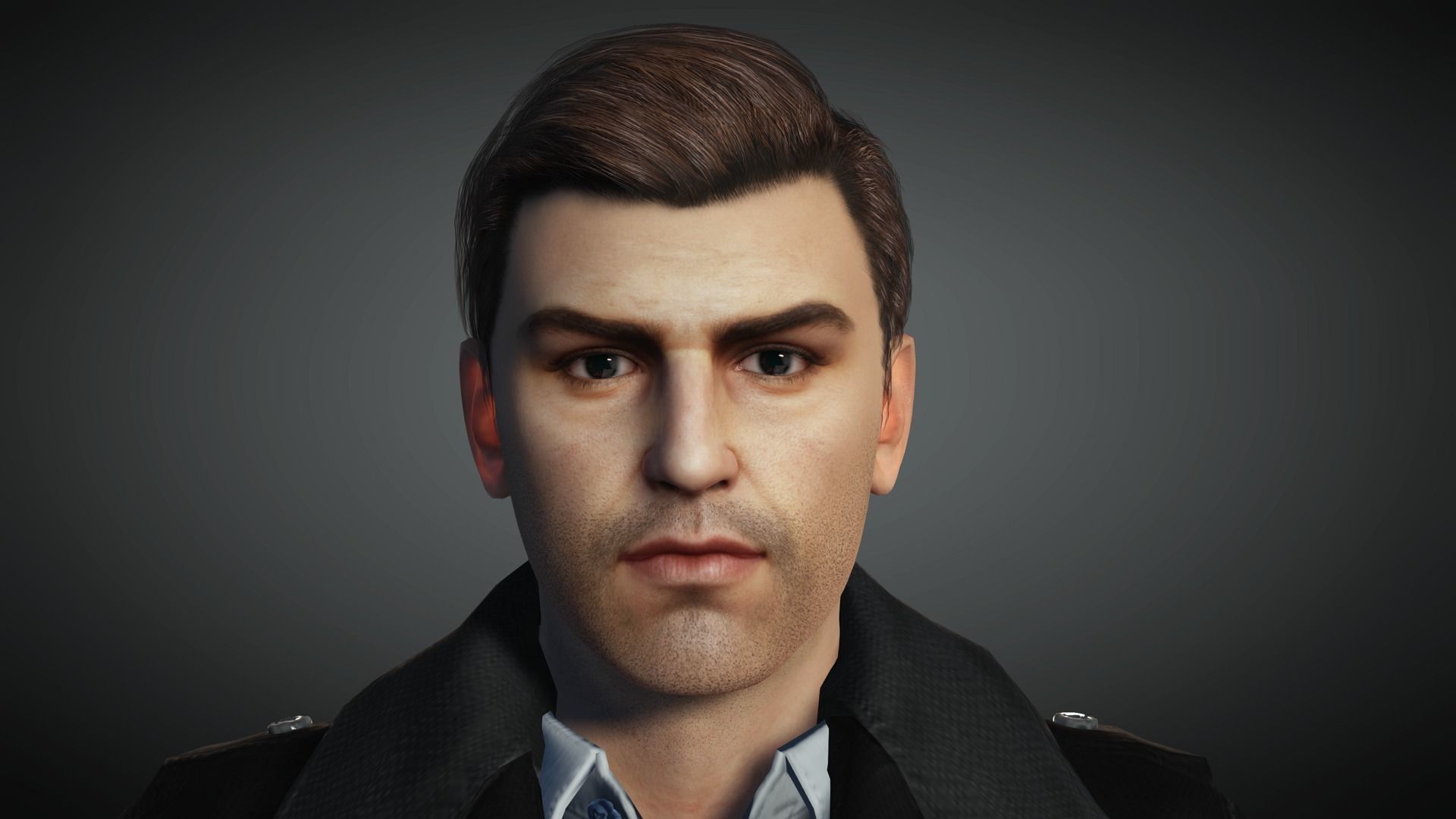 AAA Realistic Male Character 17 Low-poly 3D model_14