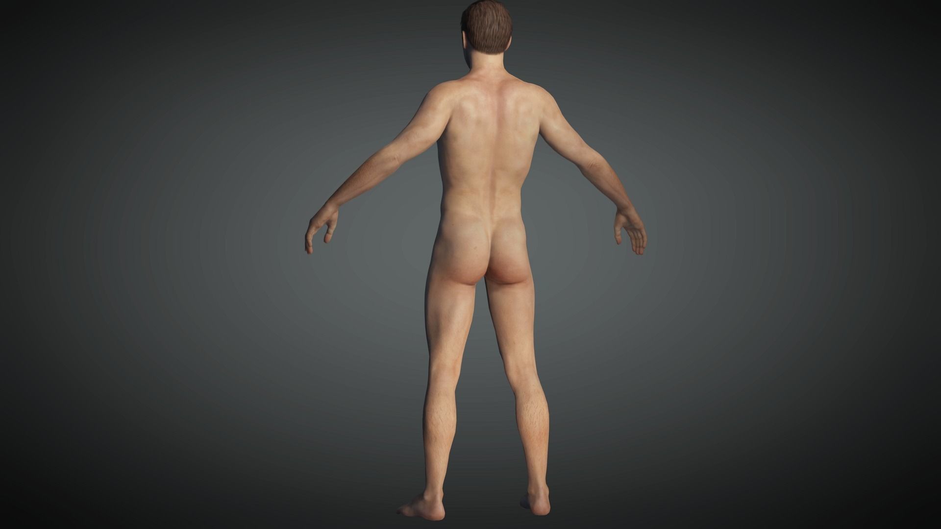 AAA Realistic Male Character 17 Low-poly 3D model_12