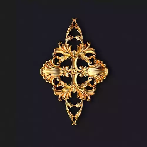 dekor golden ornate ornament