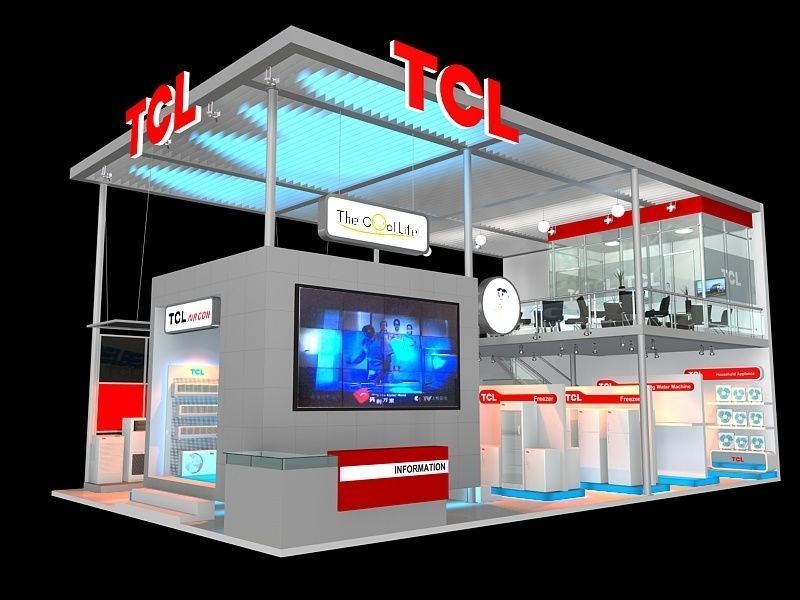 20 Exhibition Booth 3D model 3D model_4