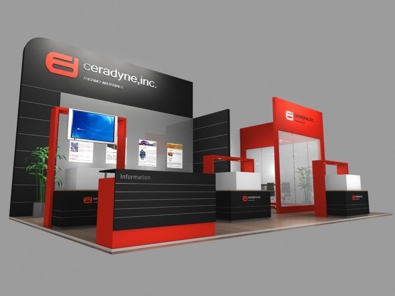 20 Exhibition Booth 3D model 3D model_2