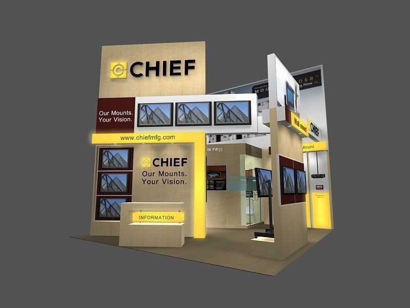 20 Exhibition Booth 3D model 3D model_13