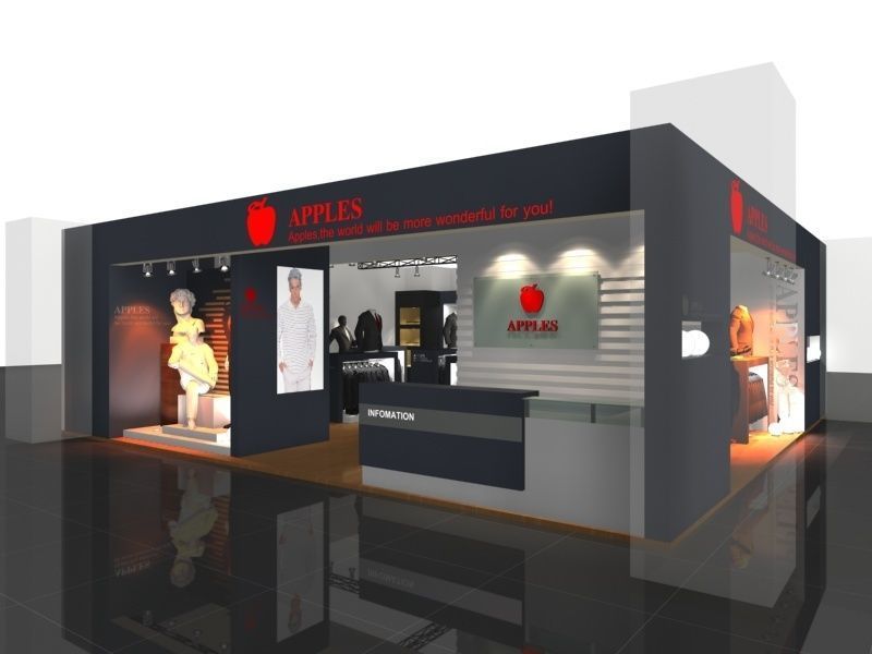 20 Exhibition Booth 3D model 3D model_14