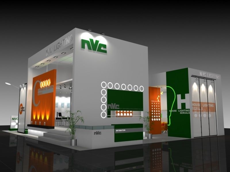 20 Exhibition Booth 3D model 3D model_8